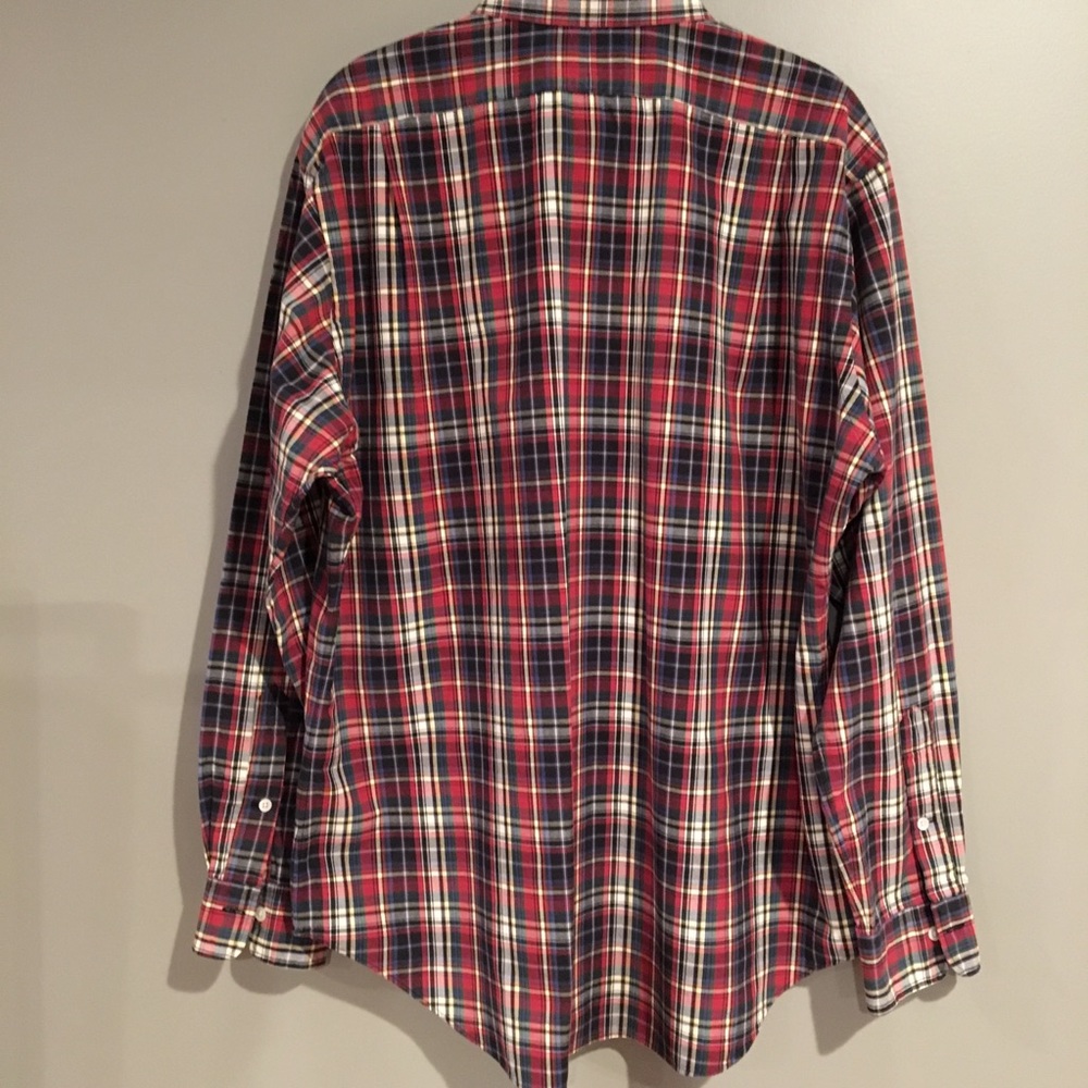 Ralph Lauren plaid cotton dress shirt - Picture 4 of 5